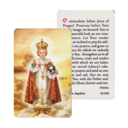 Infant Jesus of Prague Prayer Card (CAR3-003)