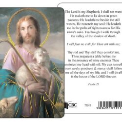 Gold Foiled Good Shepherd Card (CAR3-010)