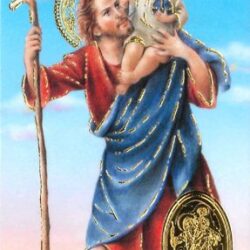 St Christopher Prayer Card (CAR4-020)