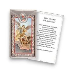 St Michael Card with Medal (CAR1-004)
