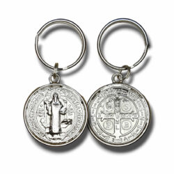 Saint Benedictine Medal Keychain (SML3-043)