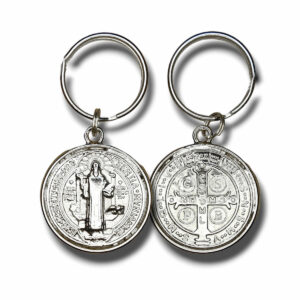 Sml Keychains Saint Benedictine Medal Keychain (SML3-043) – Catholic Centre – Your ...