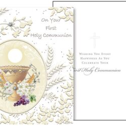 On Your First Holy Communion Card (COM8-008)