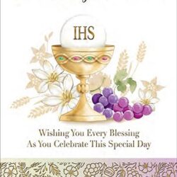 First Holy Communion Card (COM8-007)