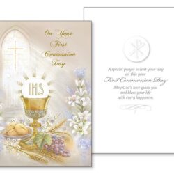 First Holy Communion Card (COM8-006)