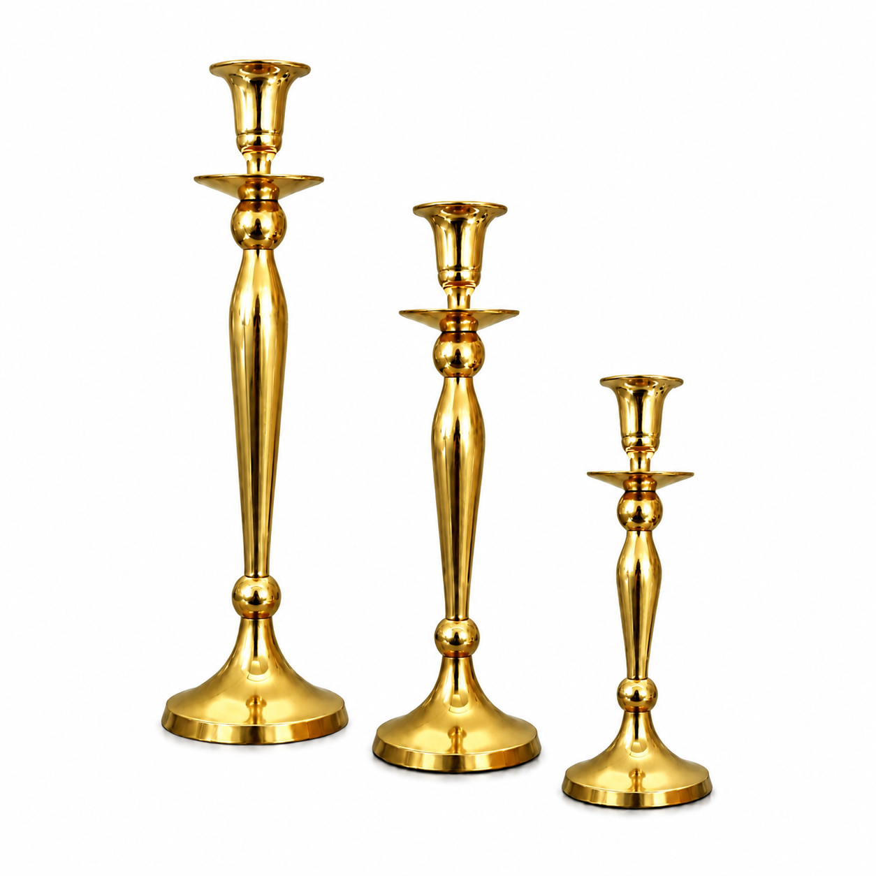 Gold Dinner Candle Sticks (CAN4-001)