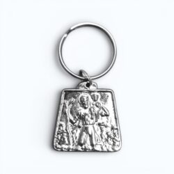 Square St Christopher Keyring (SML3-080)