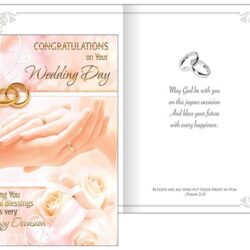 On Your Wedding Day Prayer Card (CAR8-002)