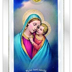 Our Lady of Good Counsel Card with Coloured Medal (CAR5-021)