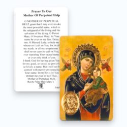 Our Lady of Perpetual Help Prayer Card (CAR5-004)