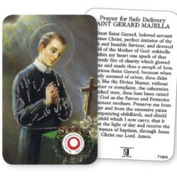 St Gerard Majella Prayer Card with Relic (CAR4-017)