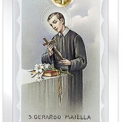 St Gerard Majella Prayer Card (CAR4-015)