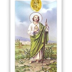 St Jude Prayer Card Gold Medal (CAR4-039)