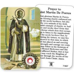 St Martin De Porres Prayer Card (CAR4-007)