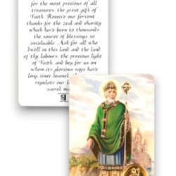 St Patrick of Ireland Prayer Card (CAR4-004)