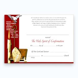 Confirmation Certificate (COF7-002)