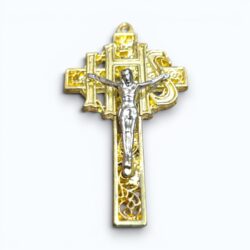 Gold Pectoral IHS Cross (CRO1-008)