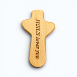 Wooden Hand Blessing Cross (CRO1-009)