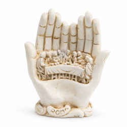 Praying Hands with Last Supper Statue (STA6-028)