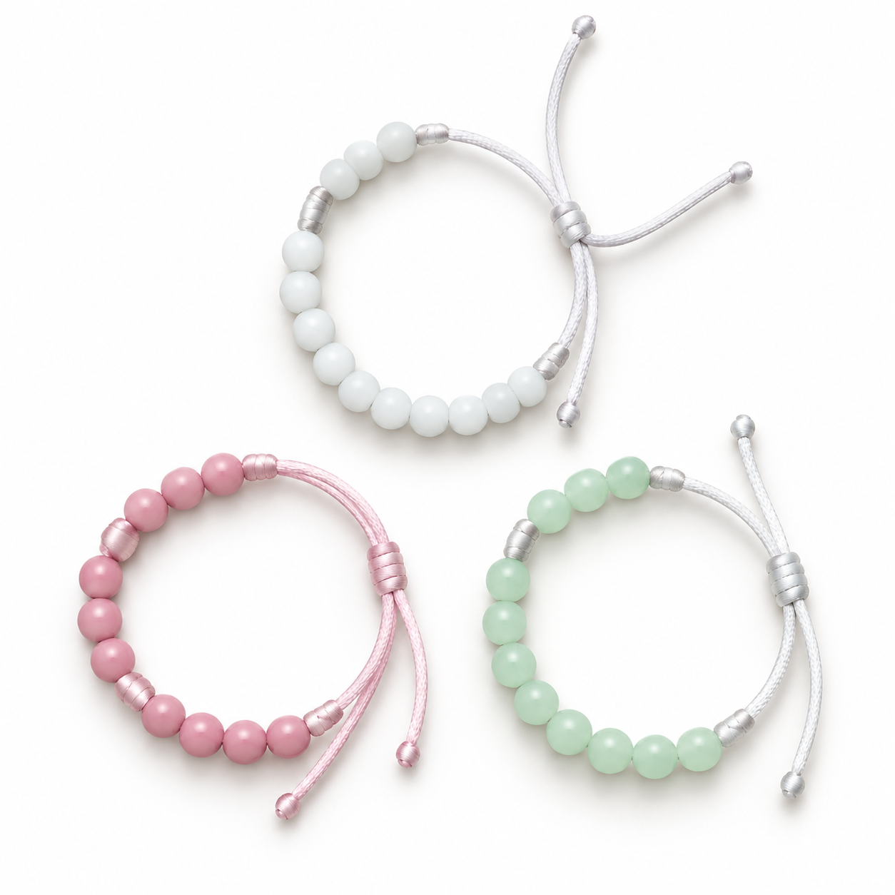 Thread Coloured Wooden Bracelet (BRA1-011)